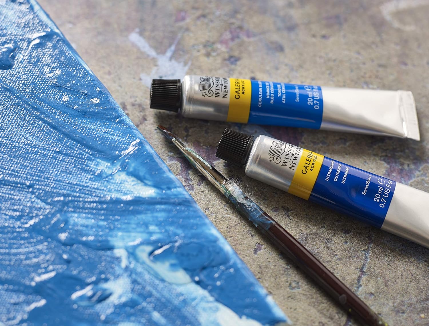 Winsor & Newton Galeria Acrylic Color, 200ml (6.75-oz) Tube, Titanium White - Image 4